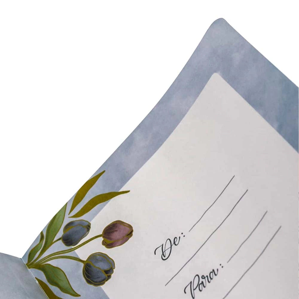 A Bíblia De Estudo Da Mulher Nova Edição Média Capa Tulipa Azul Turquesa