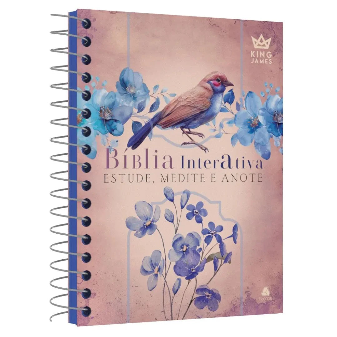 BÍBLIA INTERATIVA ESTUDE, MEDITE E ANOTE- KING JAMES CLÁSSICA-CAPA PACIÊNCIA