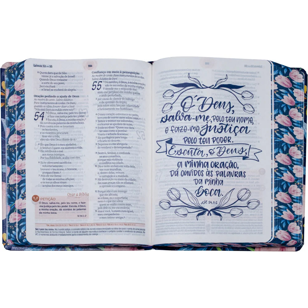 BIBLIA DA MULHER- TULIPA AZUL | MÉDIA