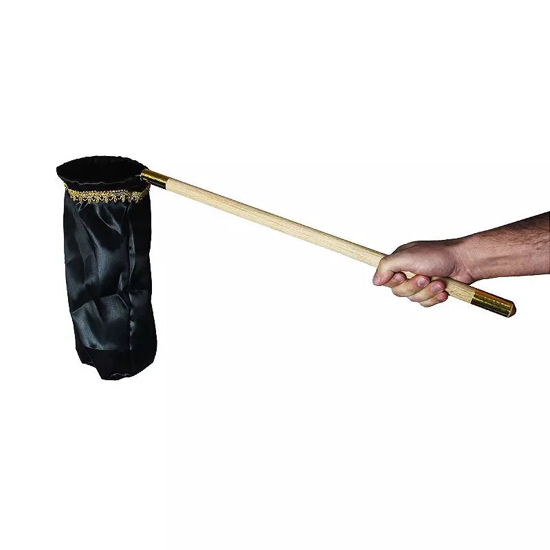 SALVA DE CETIM PARA COLETA DE DIZIMOS PRETA