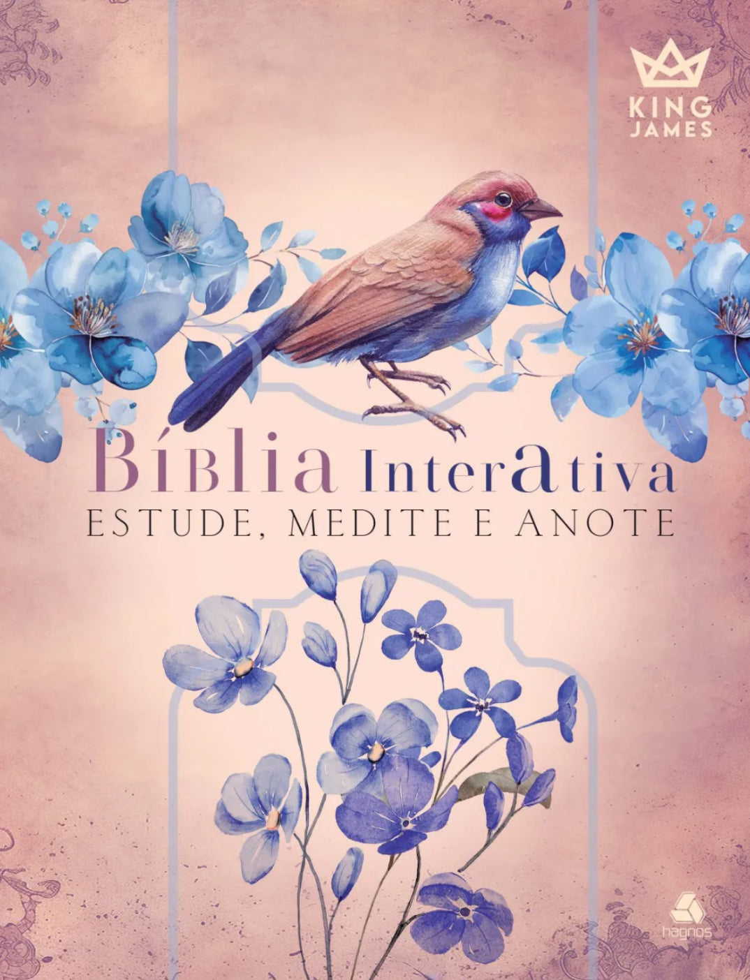 BÍBLIA INTERATIVA ESTUDE, MEDITE E ANOTE- KING JAMES CLÁSSICA-CAPA PACIÊNCIA