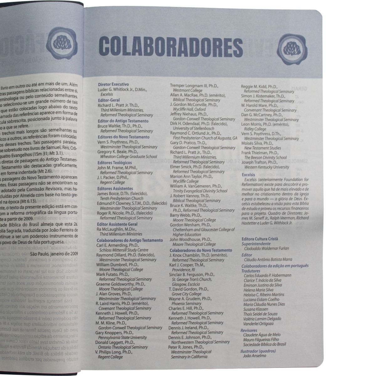 Bíblia de Estudo Almeida - Edição Ampliada - NAA - Capa Luxo