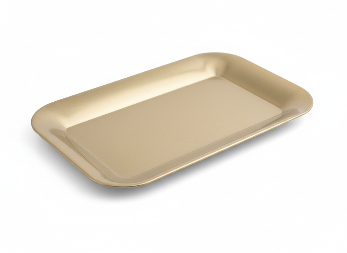 BANDEJA RETANGULAR GOLD PREMIUM
