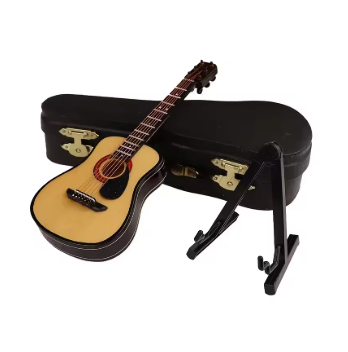 MINIATURA DECORATIVO DE GUITARRA ACÙSTICA