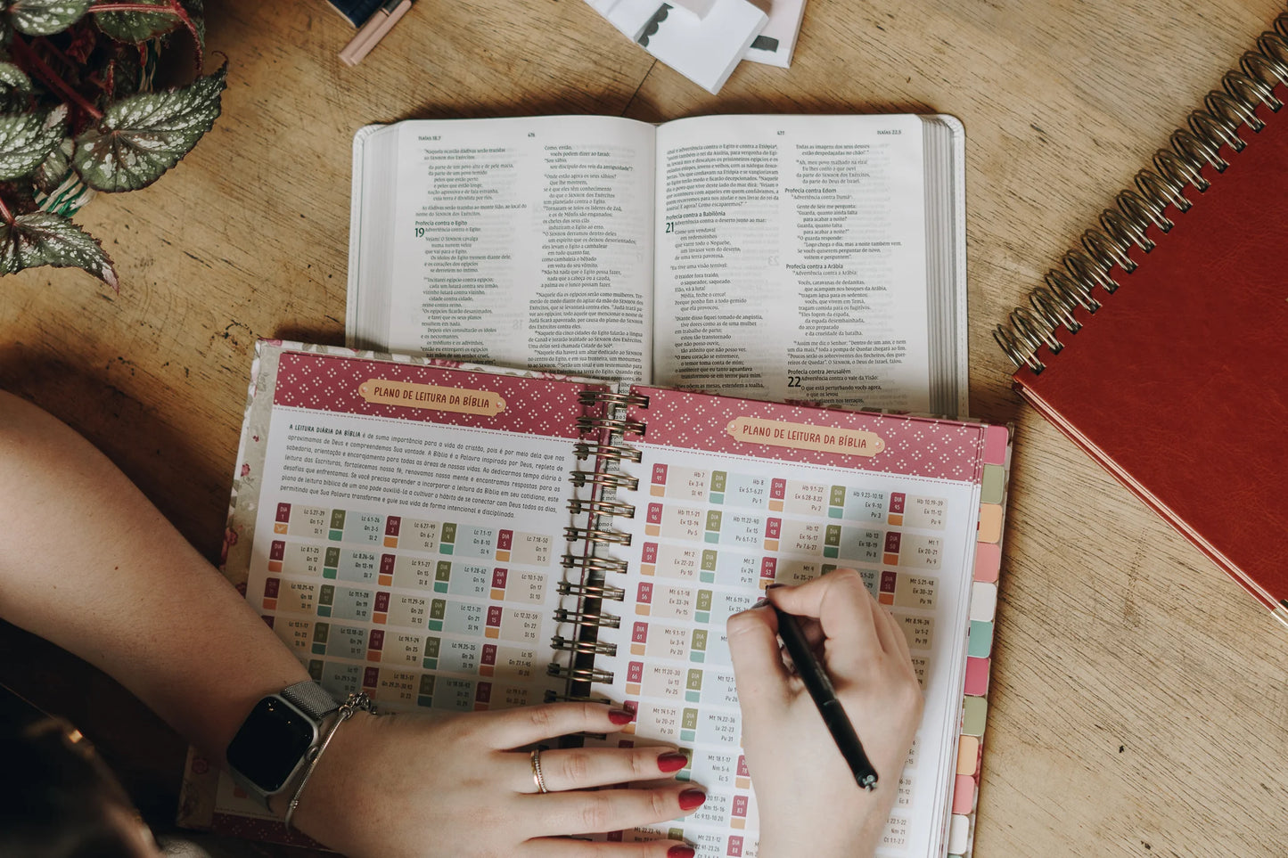 PLANNER MEU PLANO PERFEITO | CAPA TECIDO VINTAGE