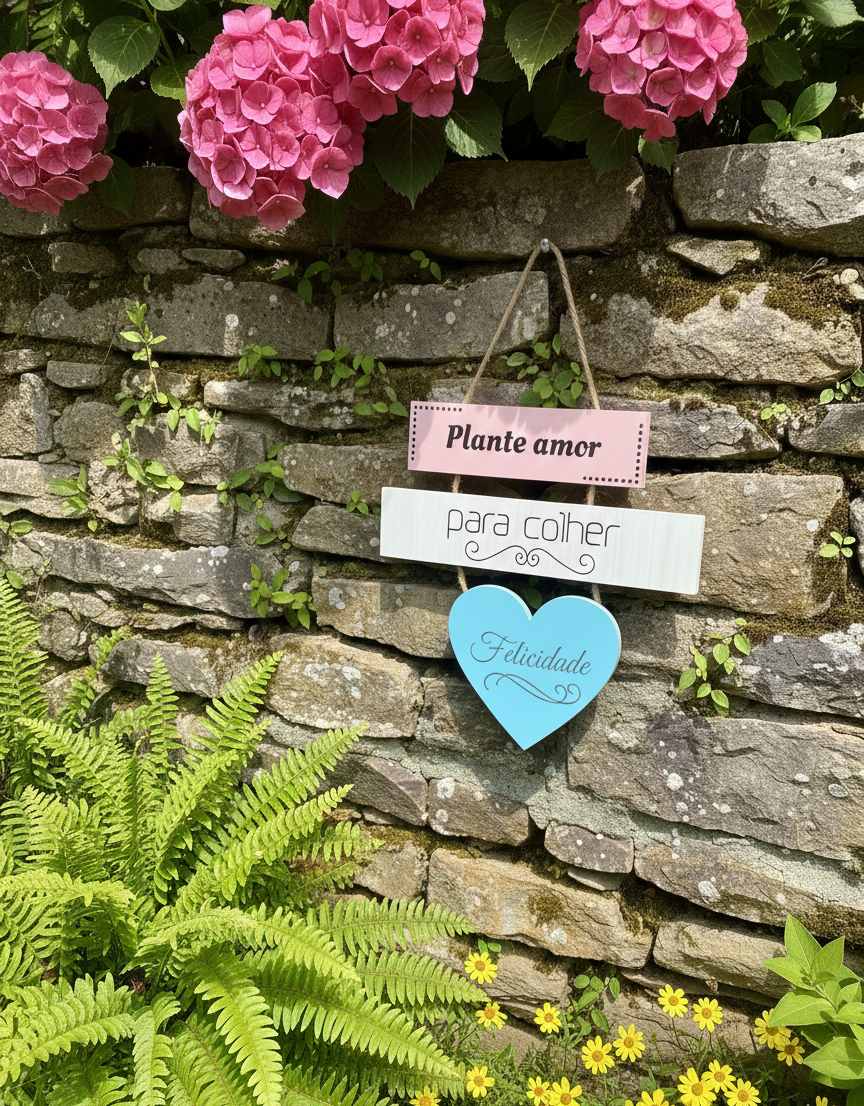 SEMEANDO AMOR : PLACA DECORATIVA "PLANTE AMOR"