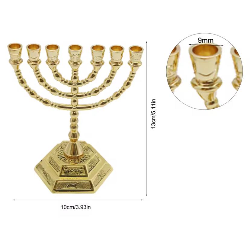 Candelabro Menorah Gold