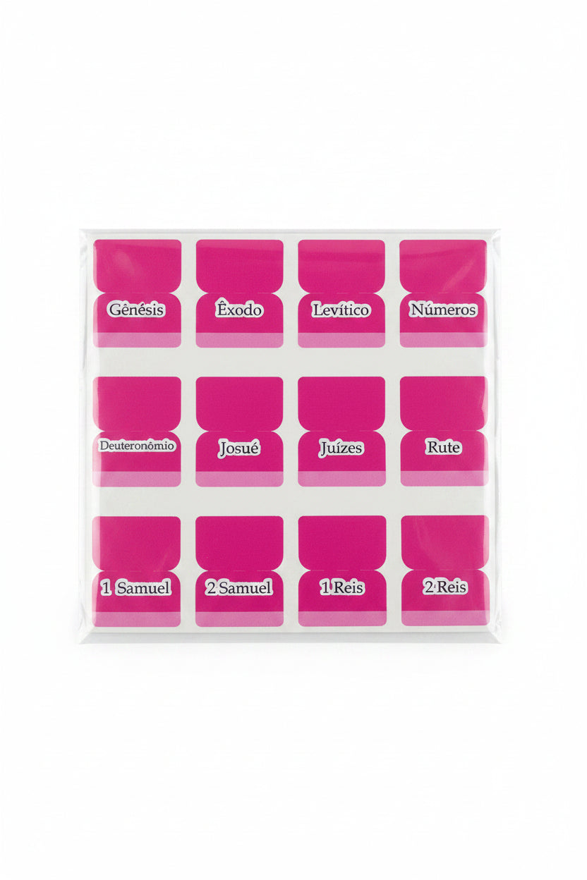 ABAS ADESIVAS PARA BÍBLIA - PINK