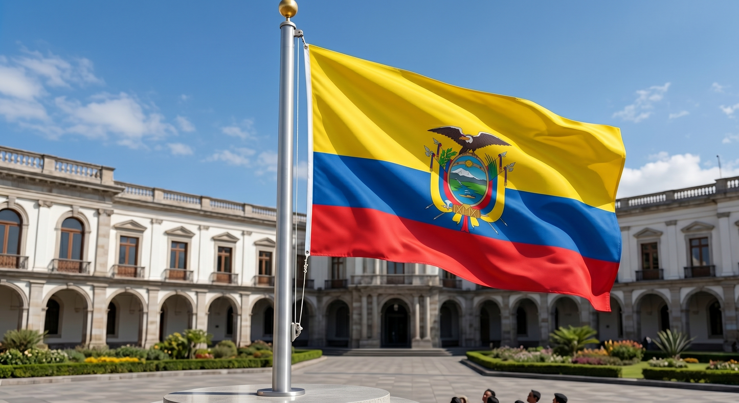 BANDEIRA DO EQUADOR 90X150CM