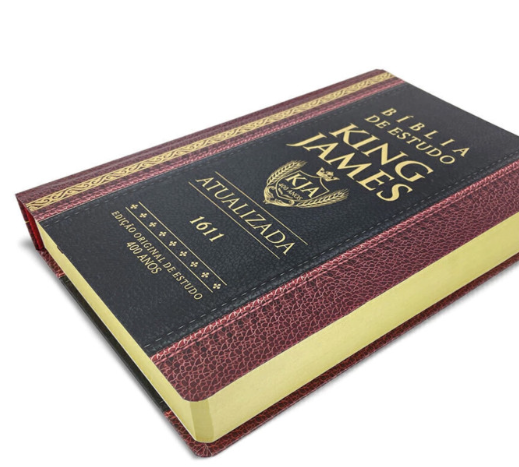 BÍBLIA DE ESTUDO KING JAMES HIPERGIGANTE FULL COLOR CAPA DURA