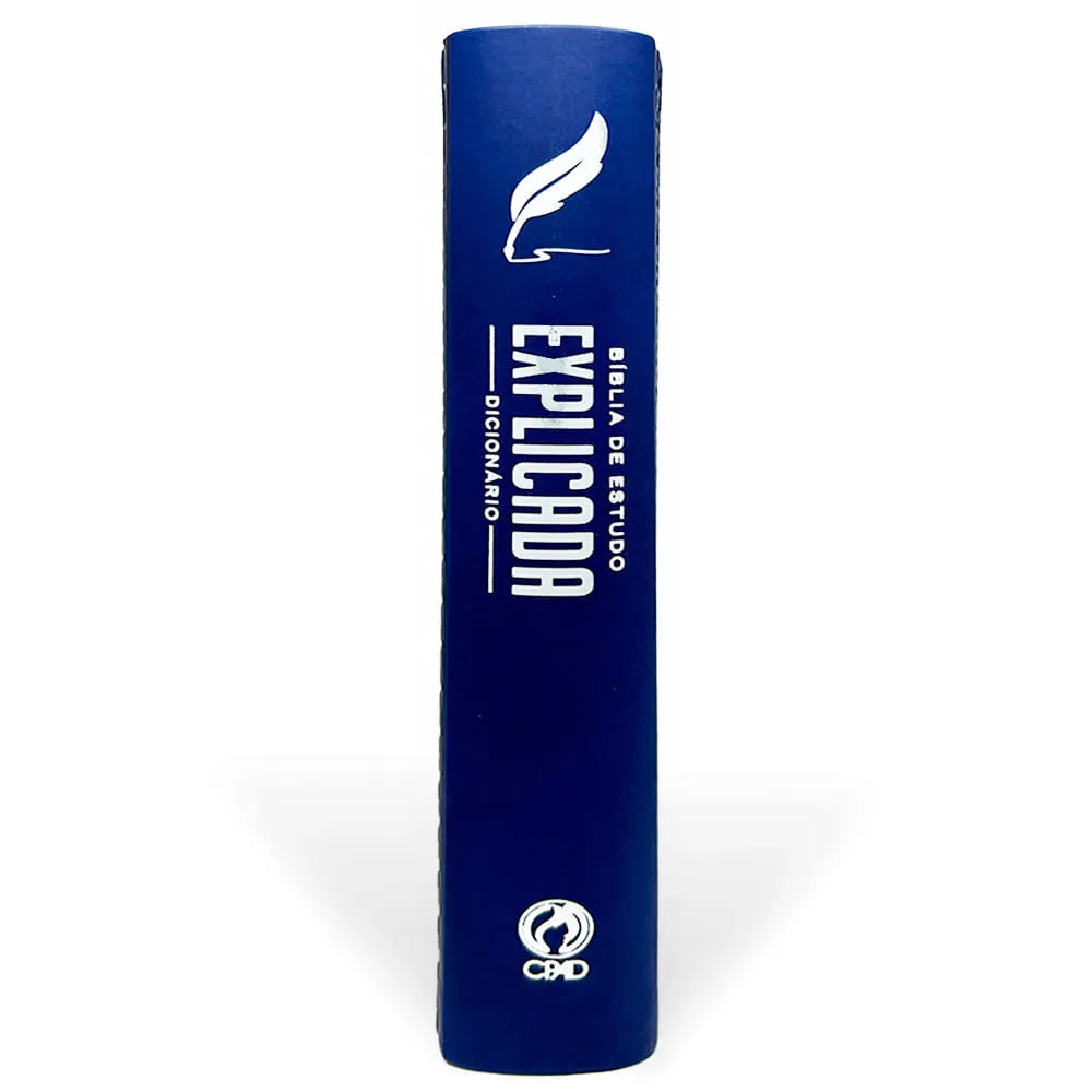 BÍBLIA DE ESTUDO EXPLICADA ARC COM DICIONARIO- MEDIA AZUL