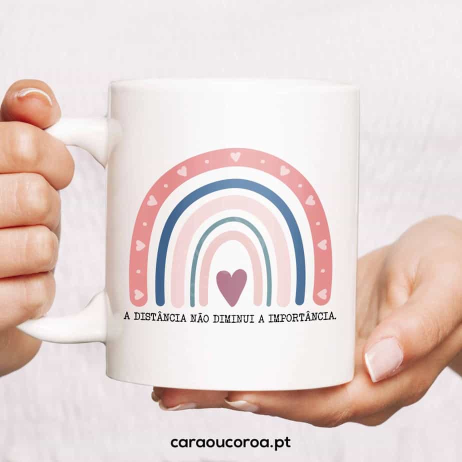 Caneca "Distância Rainbow"