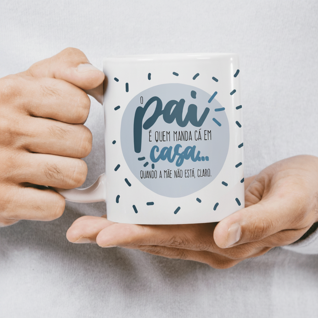 CANECA "O PAI É QUEM MANDA"