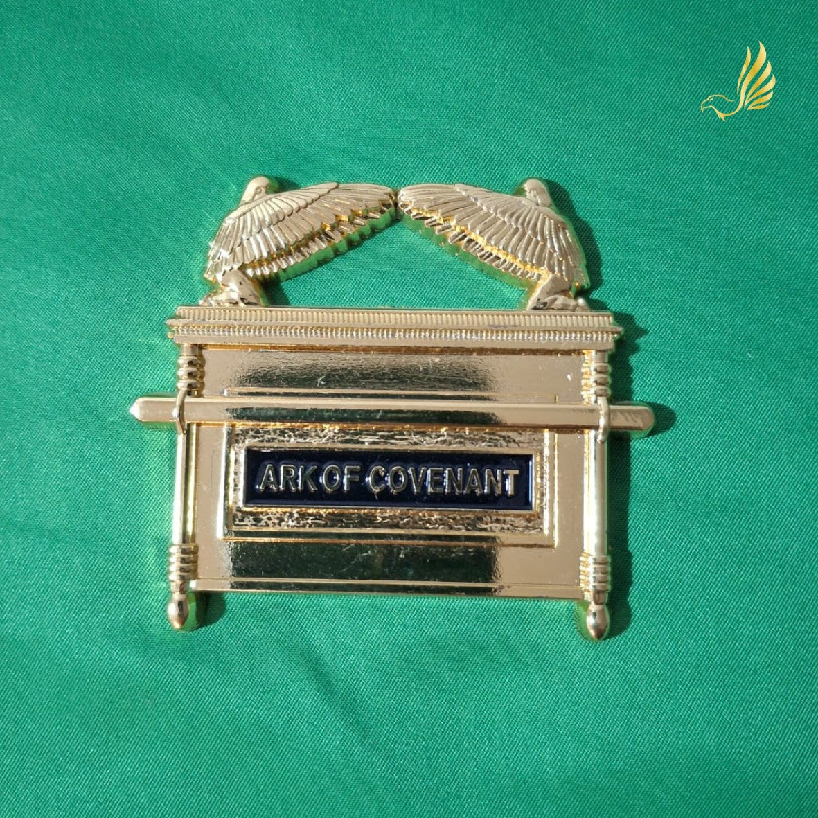 Ark of the Covenant Magnet - gold metal