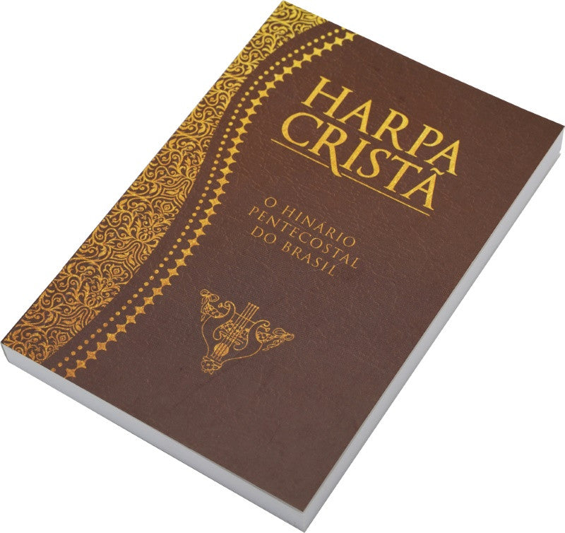 Harpa Cristã Popular Marrom 16,50 X 11,50cm