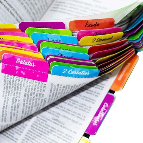 Abas Adesivas para Bíblia - Marcador índice