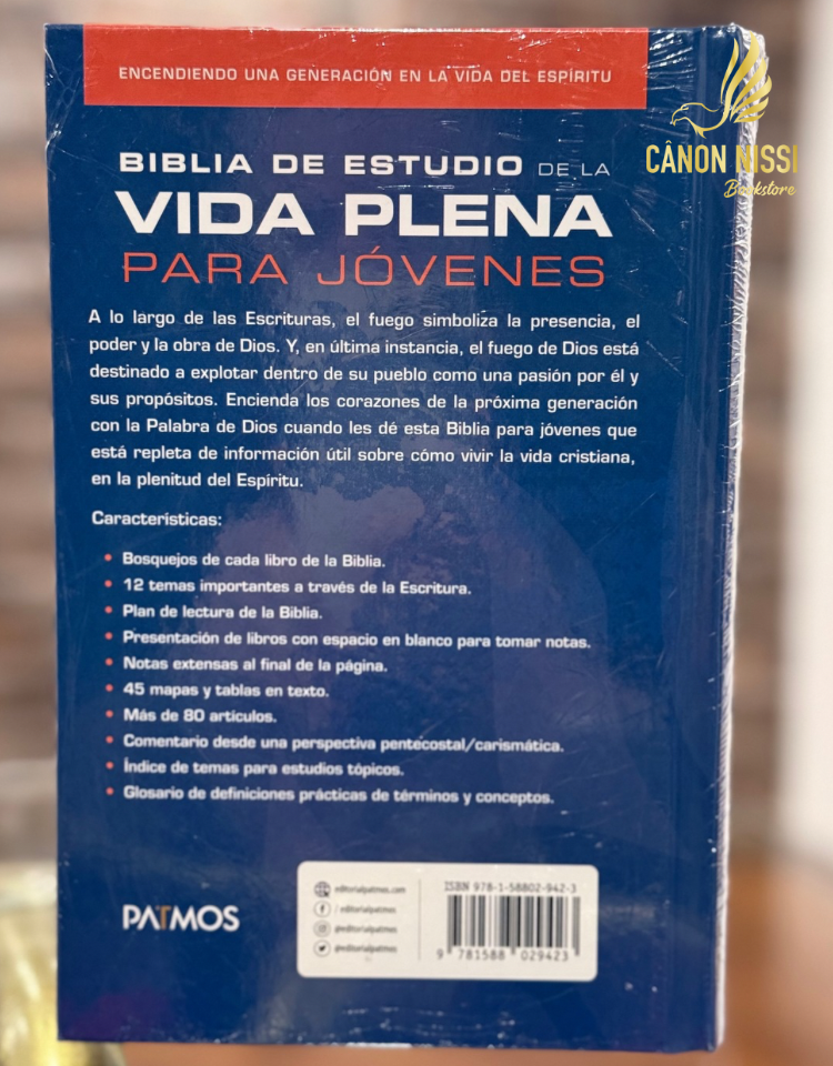 Bíblia de Estudo Vida Plena para Jovens (Espanhol)