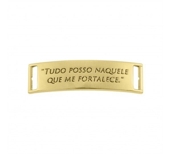 BRIDÃO TUDO POSSO NAQUELE QUE ME FORTALECE OURO 510MM