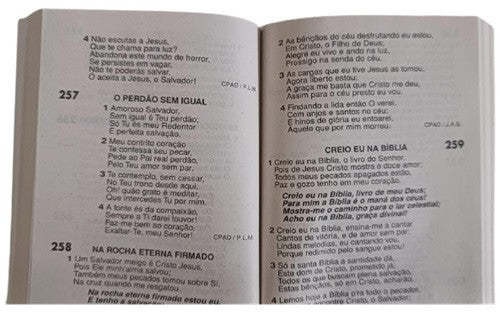 HARPA CRISTÃ POPULAR MÉDIA TROMPA (16,50 X 11,50cm)