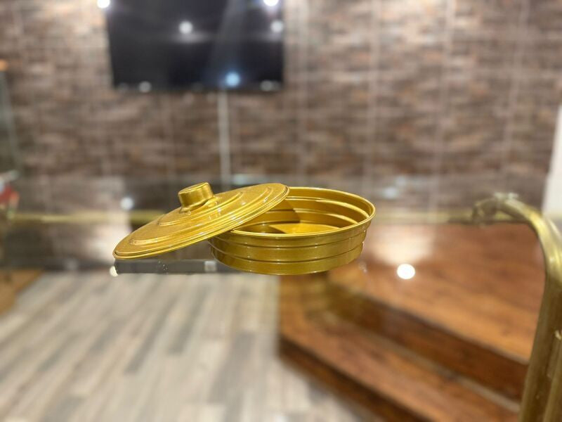 Golden Aluminum Bread Tray