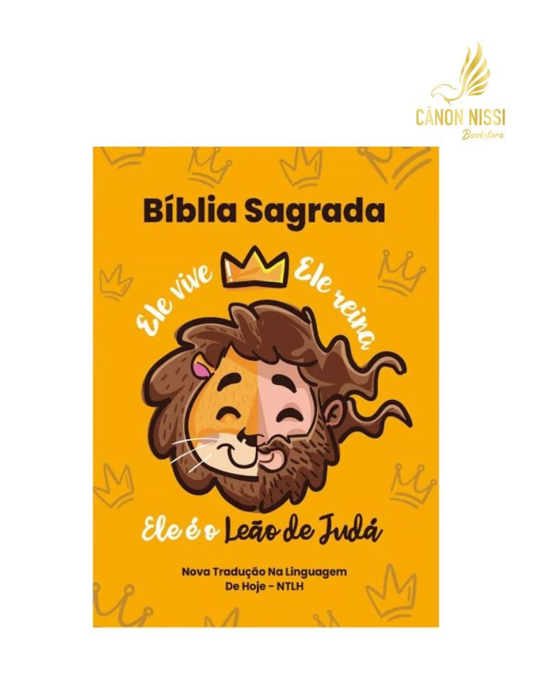 Bíblia Sagrada Infantil NTLH Capa Dura Leão de Judá
