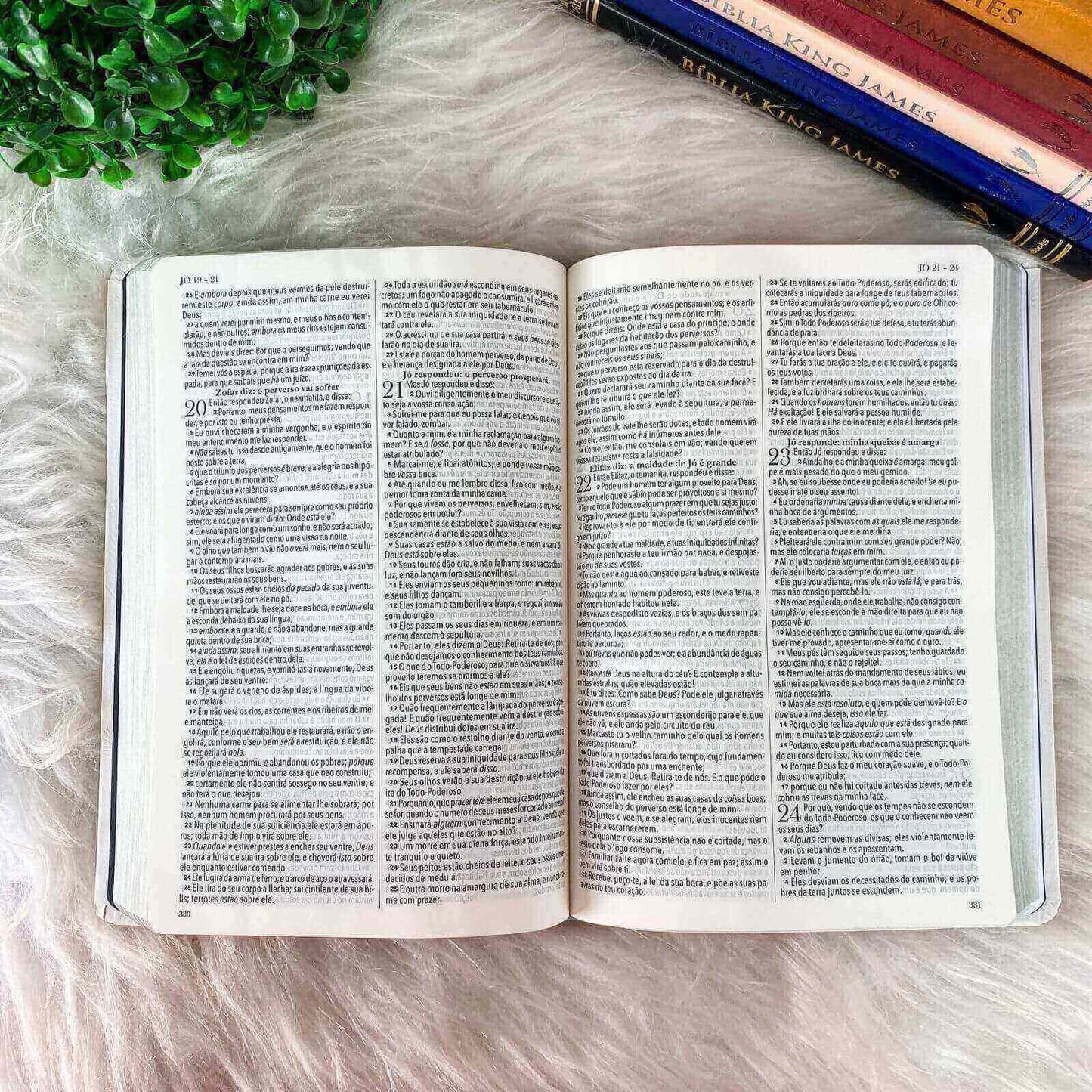 King James Bible 1611 - Slim Ultra-Thin Cover - Luxury White
