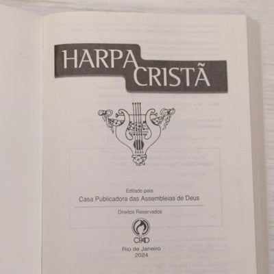 Harpa Cristã Popular Rosas 13X10cm