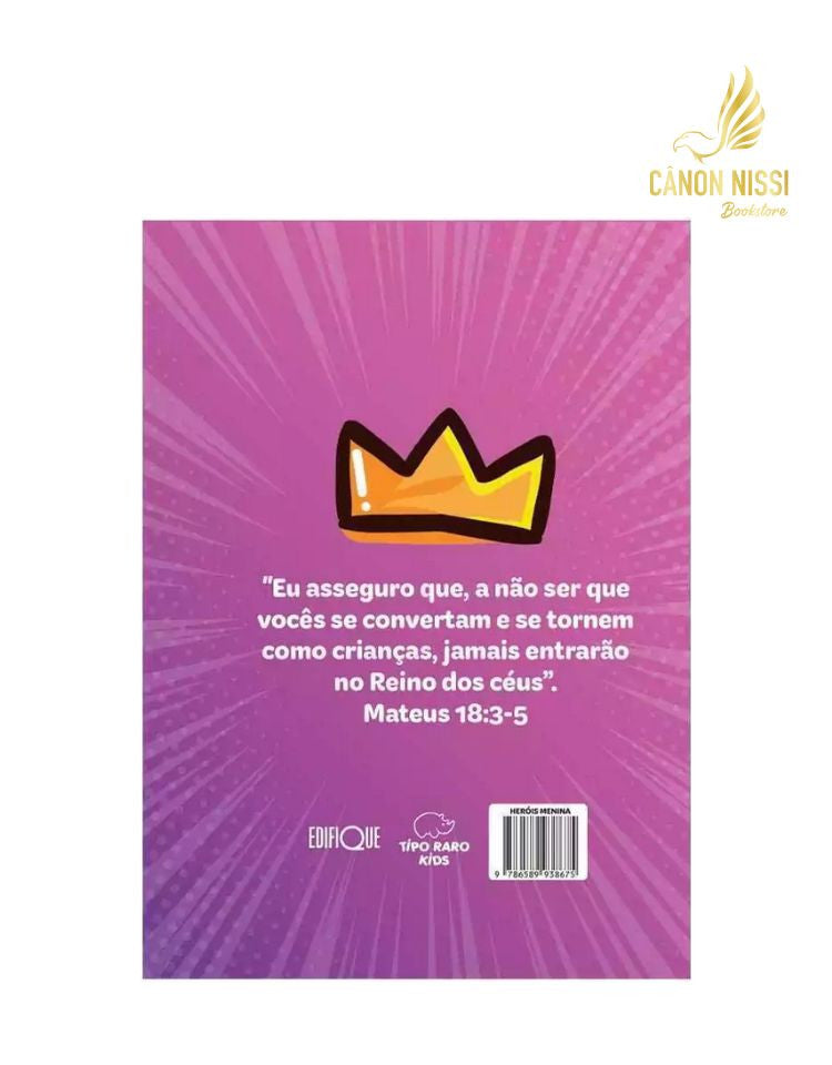 Bíblia sagrada Jesus o verdadeiro Herói do mundo roxo