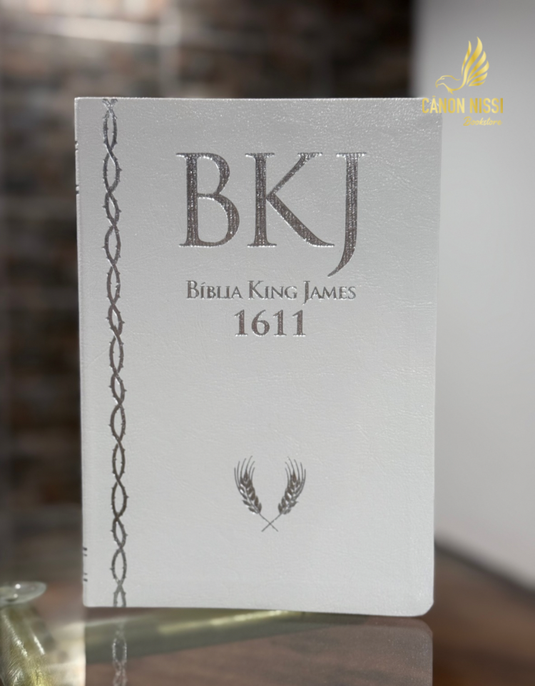 King James Bible 1611 - Slim Ultra-Thin Cover - Luxury White