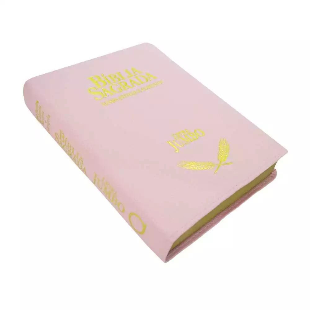 ARC Bible Jumbo Letter With Revived Harp and Choruses - Luxury Pink Cover