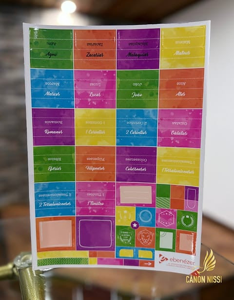 Abas Adesivas para Bíblia - Marcador índice