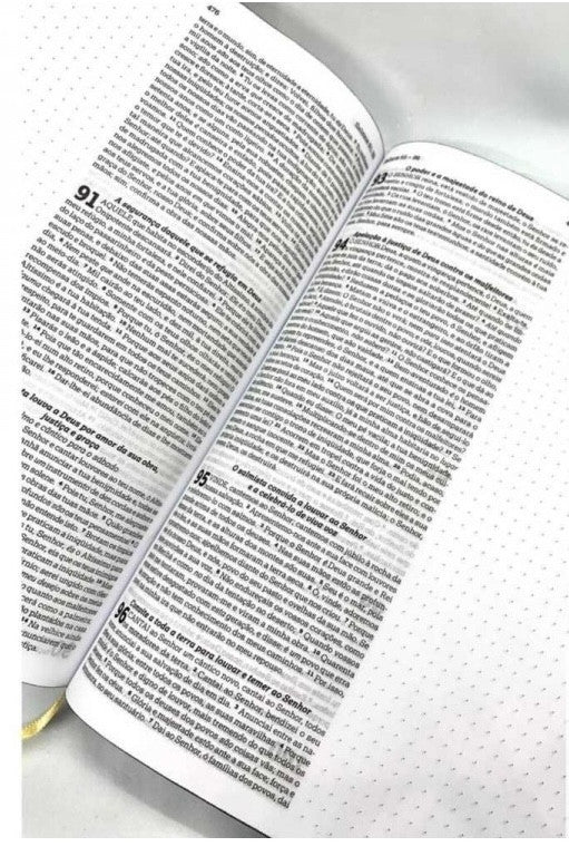 Bíblia Sagrada Anote Plus – ARC – Capa Semi Luxo Preta