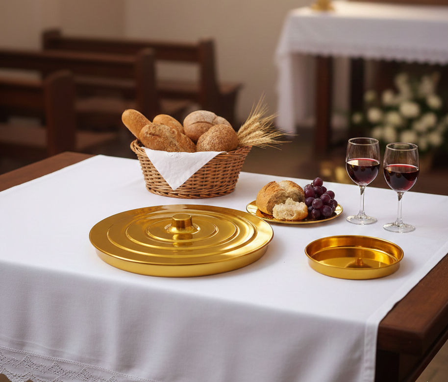 KIT PREMIUM DOURADO PARA SANTA CEIA ( 2 unidades)