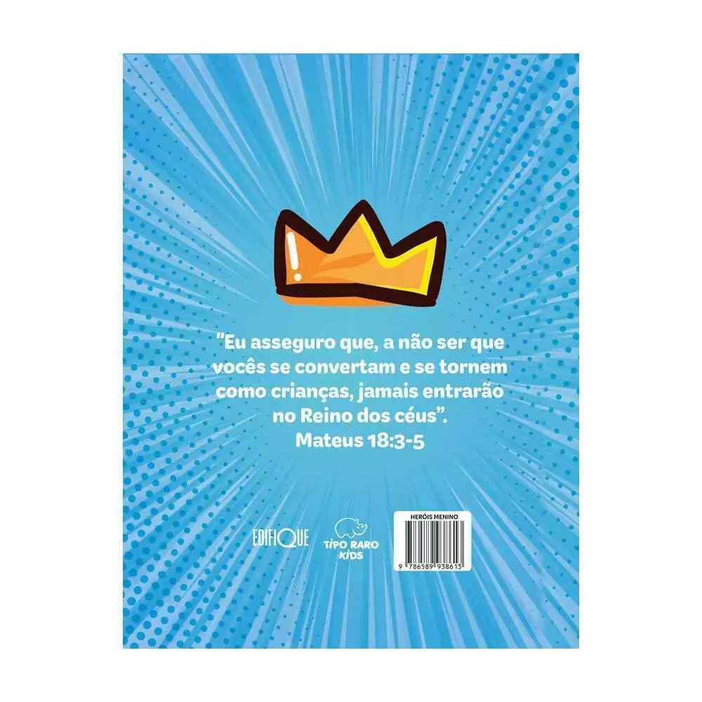 Holy Bible Jesus the true Hero of the Blue World