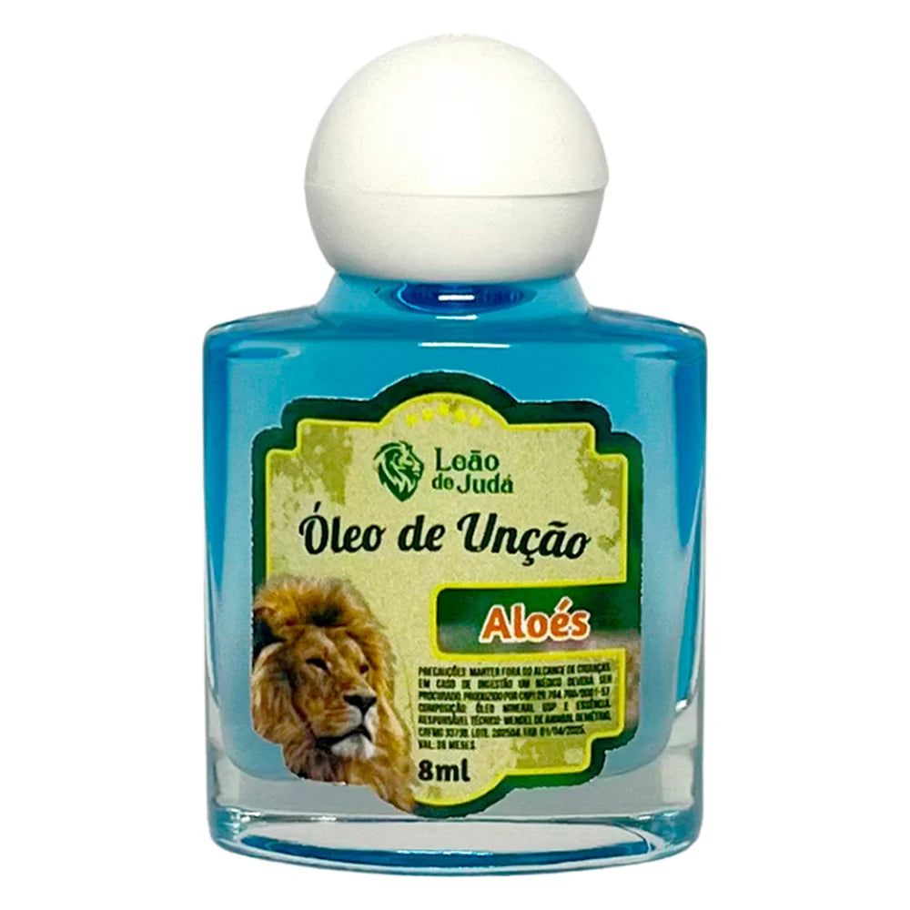 ÓLEO DE UNÇAO ALOÉS LEÃO DE JUDÁ 8ml