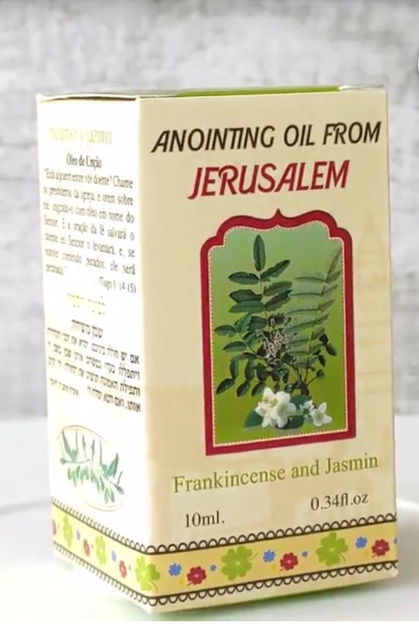 ÓLEO DE UNÇÃO INCENSO E JASMIM 10ml