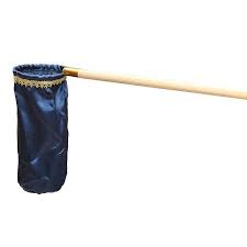 SALVA DE CETIM PARA COLETA DE DIZIMOS COR AZUL REAL