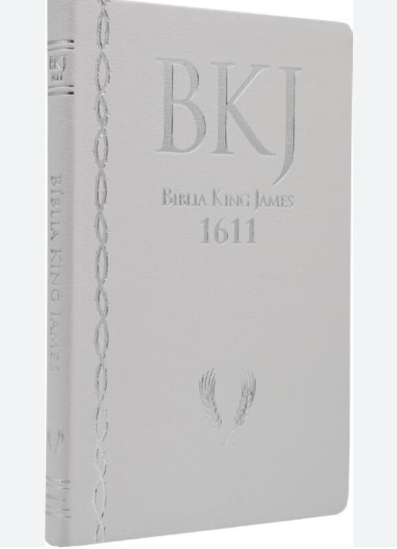 BIBLIA KING JAMES FIEL 1611 ULTRA FINA AMPLIADA -BRANCA