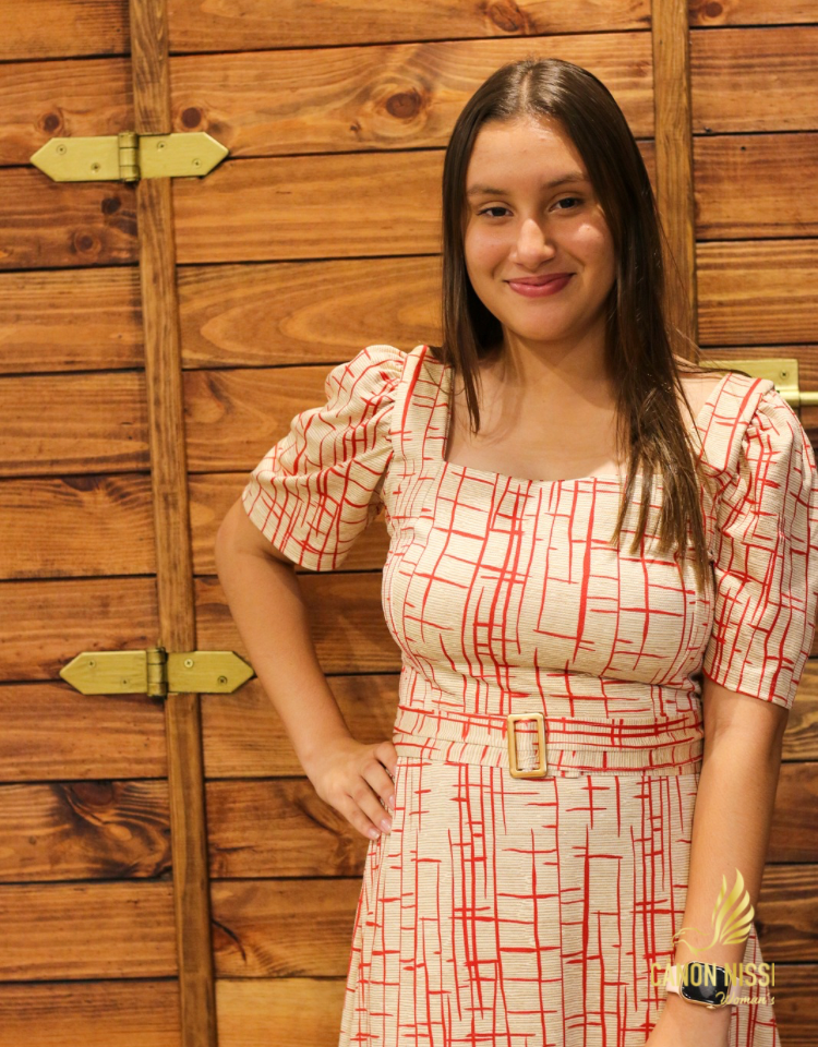 VESTIDO CREPINHO GOLA QUADRADA - DÉBORA