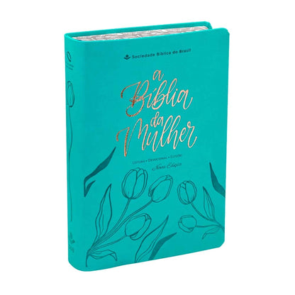 A Bíblia da Mulher | Nova Edição Grande | Verde Tulipa | (NA085NBEM)