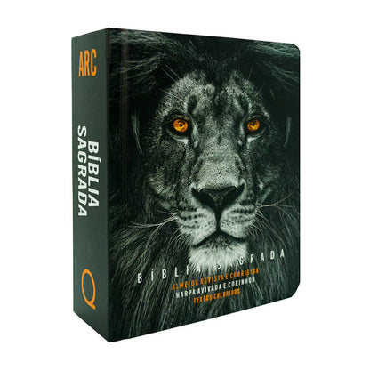 BIBLIA LEAO COM OLHOS EM CHAMAS