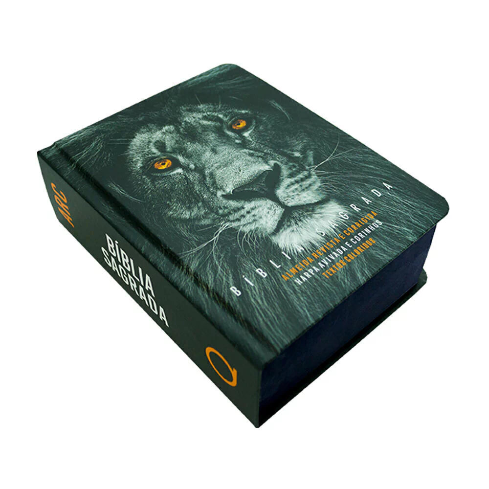 BIBLIA LEAO COM OLHOS EM CHAMAS