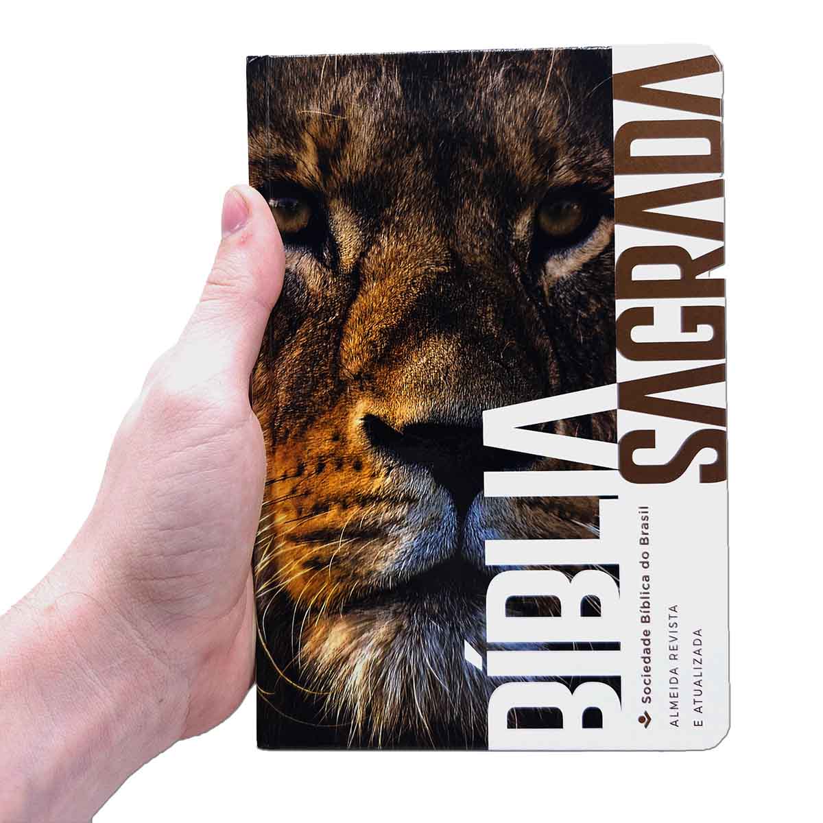 BÍBLIA SAGRADA ARA - LEÃO | CAPA DURA | LETRA NORMAL