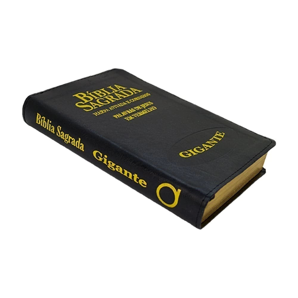 RC BIBLE GIANT LETTER HARP AND CHORUS LUXURY COVER PJV BLACK BUILD