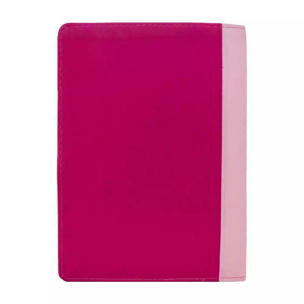BÍBLIA DE ESTUDO DA MULHER DE DEUS LETRA GRANDE ROSA E PINK EDIFIQUE