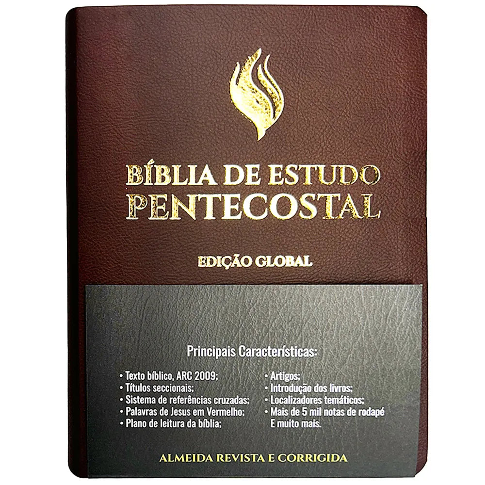 Pentecostal Study Bible Ed. Global - Wine
