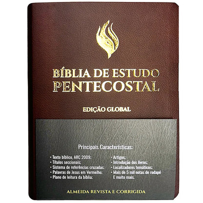 Pentecostal Study Bible Ed. Global - Wine