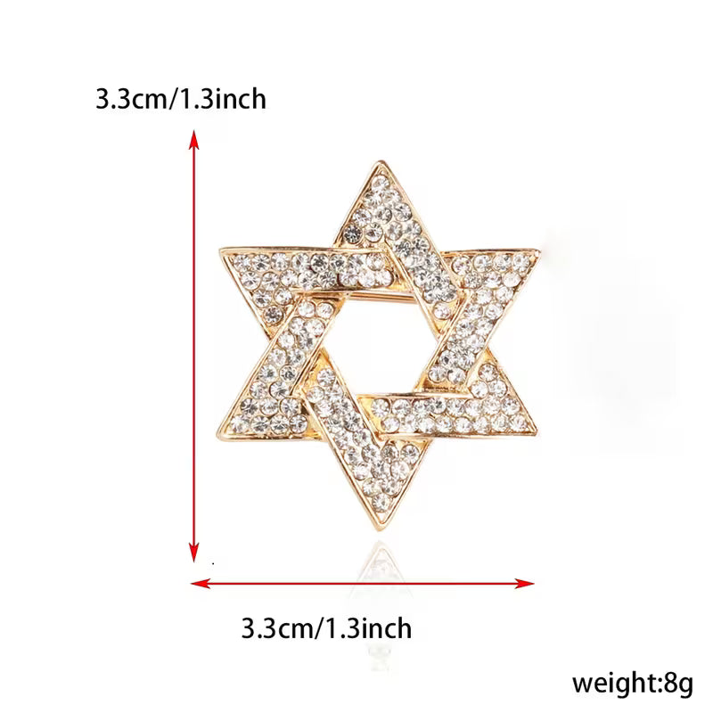 BROCHE ESTRELA DE DAVI