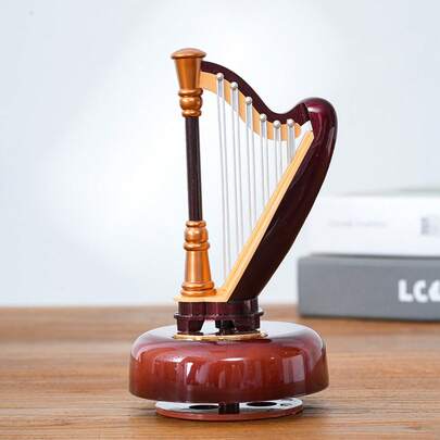 CAIXA DE MÚSICA CRIATIVA SAXOFONE  -Mini Instrumentos com Acabamento Elegante