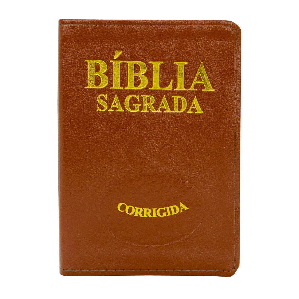 BIBLIA PEQUENA COM INDICE MARROM LUXO